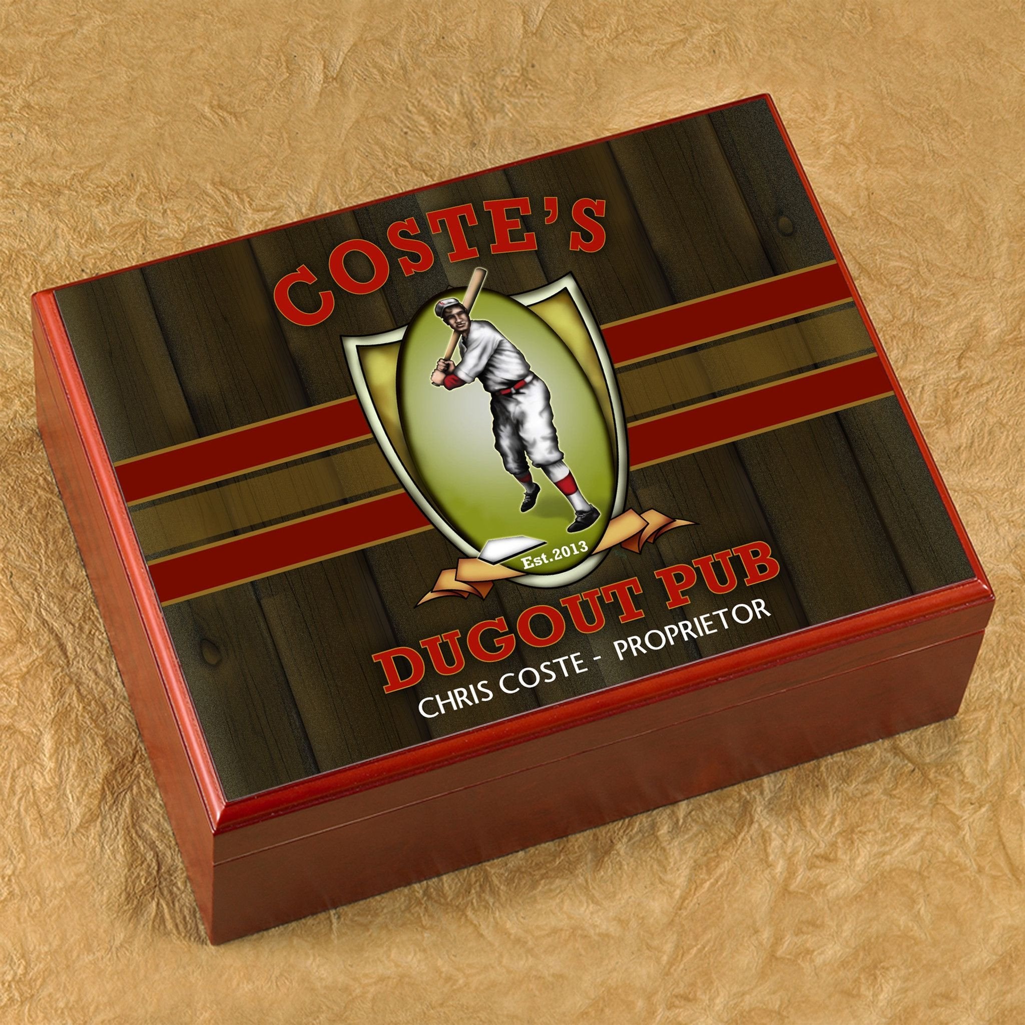 Personalized Cigar Humidor