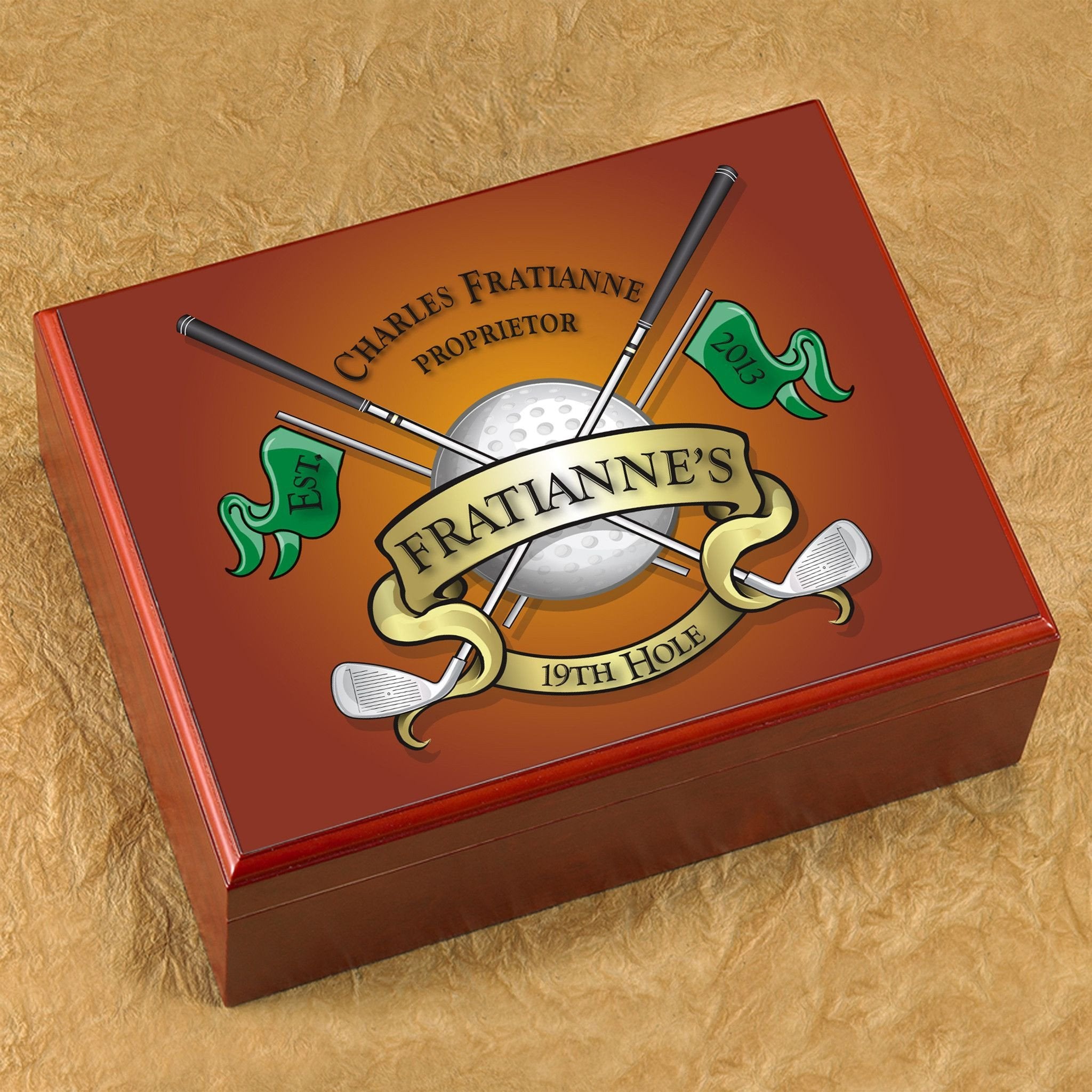 Personalized Cigar Humidor