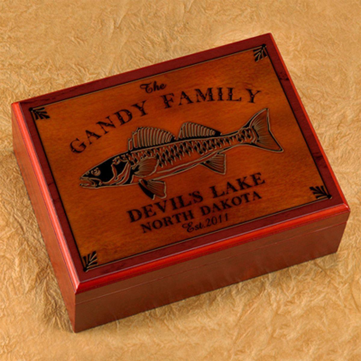 Personalized Humidors - Cabin and Lake House Series