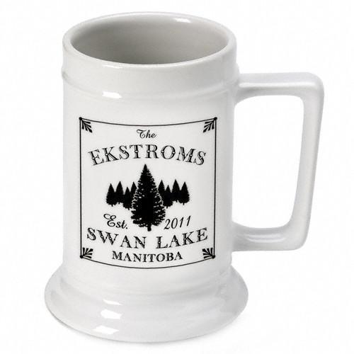 Personalized Lake House - Cabin Beer Mugs and Steins
