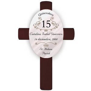 Personalized Quinceanera Cross