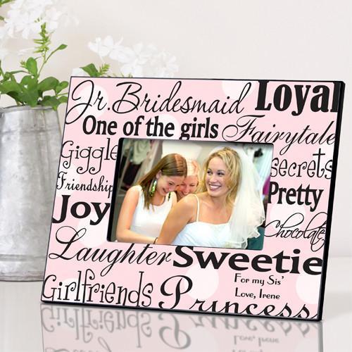 Personalized Junior Bridesmaid Picture Frame