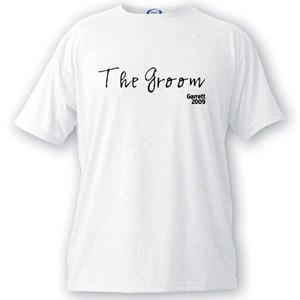Personalized Script Series Groom T-Shirt