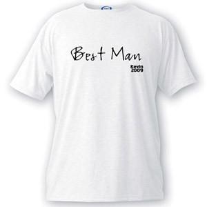 Personalized Script Series Best Man T-Shirt