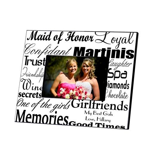 Personalized Maid of Honor Picture Frame