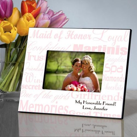 Buy Personalized Maid of Honor Picture Frame
