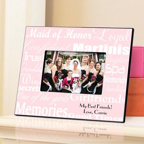 Personalized Maid of Honor Picture Frame