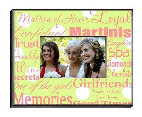 Buy Personalized Matron of Honor Picture Frame