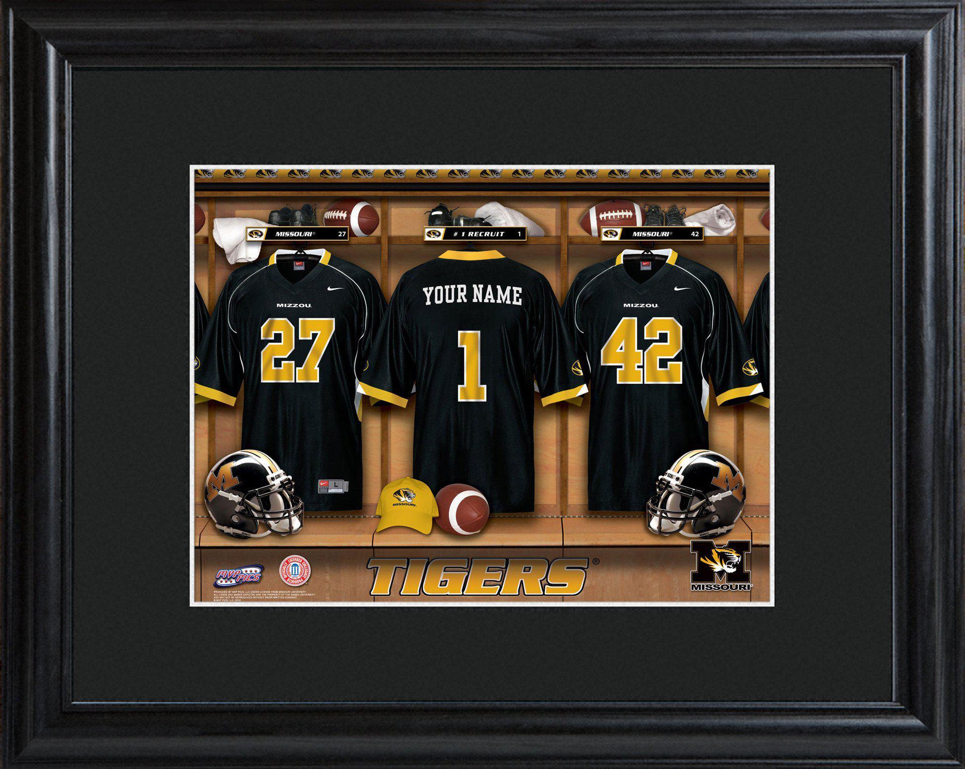 Personalized College Locker Room Sign w/Matted Frame