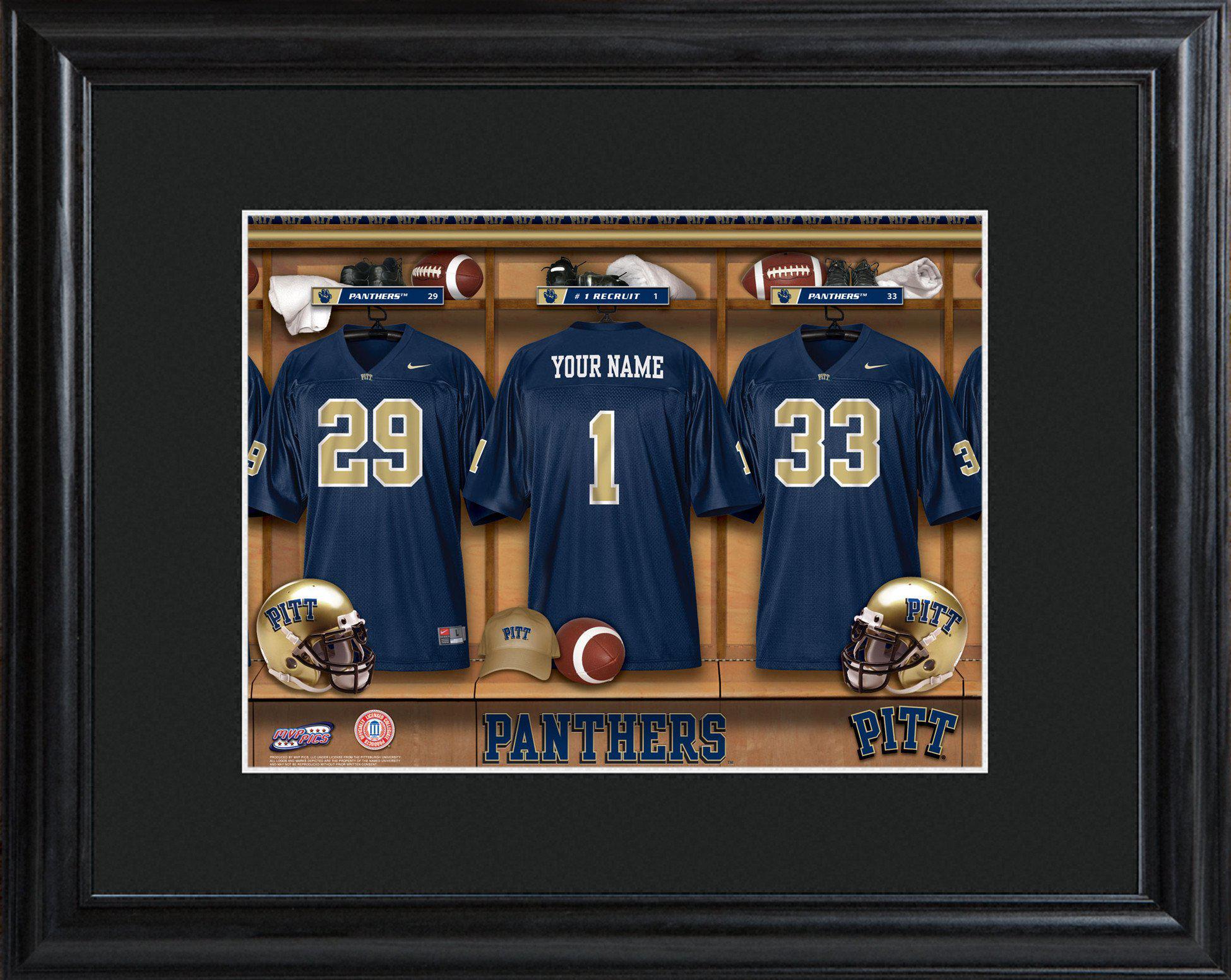 Personalized College Locker Room Sign w/Matted Frame