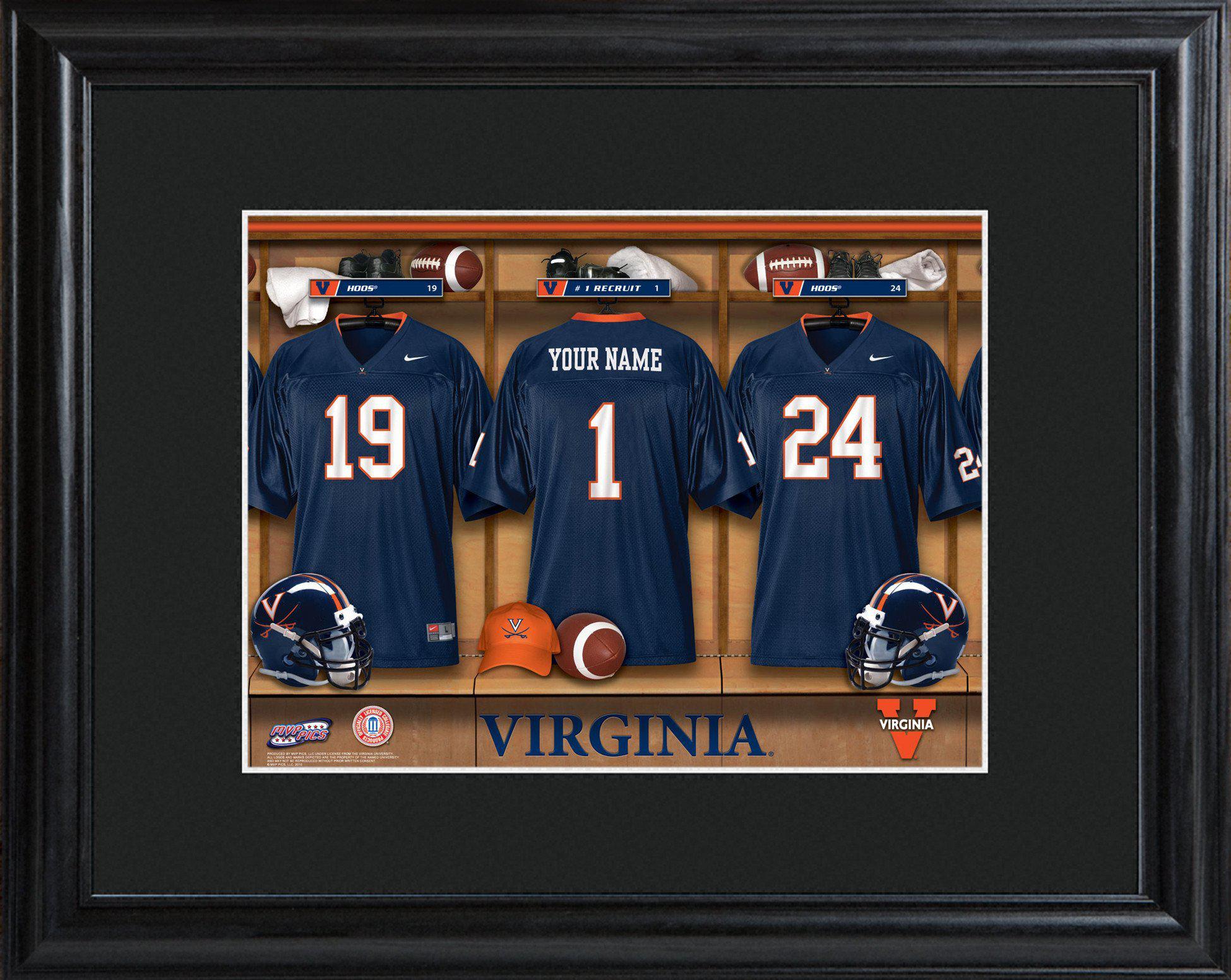 Personalized College Locker Room Sign w/Matted Frame