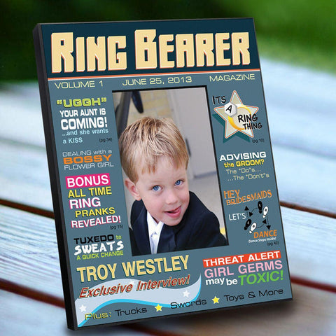 Buy Personalized Ring Bearer Magazine Frame