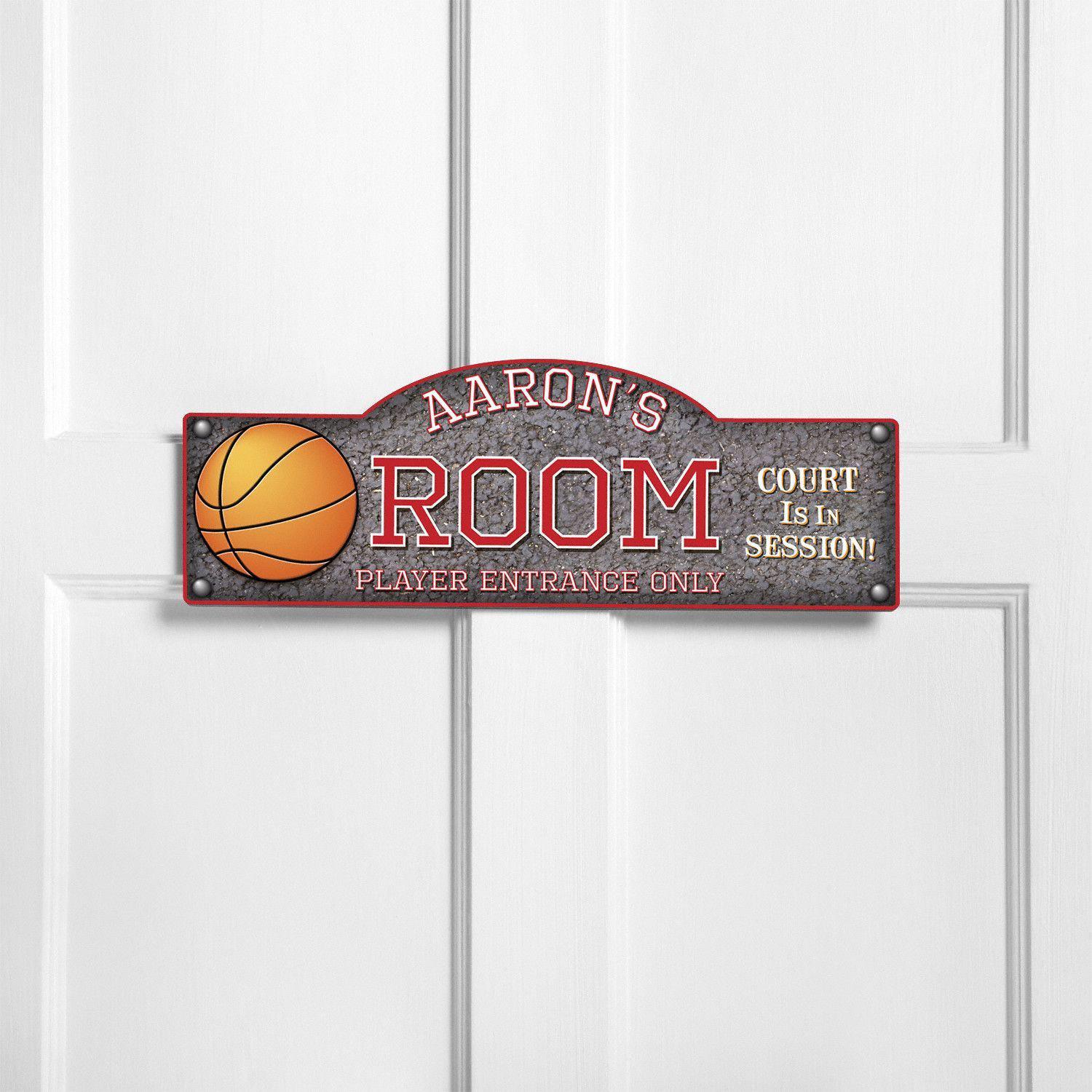 Personalized Boys and Sports Themed Room Signs