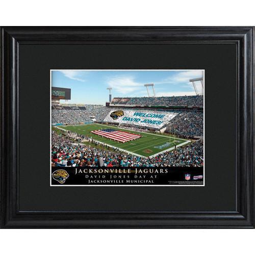 Personalized NFL Stadium Sign w/Matted Frame - Jaguars
