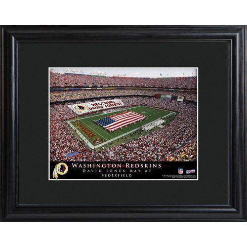 Personalized NFL Stadium Sign w/Matted Frame - Redskins