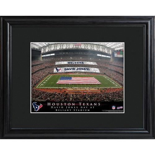 Personalized NFL Stadium Sign w/Matted Frame - Texans