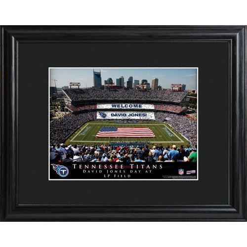 Personalized NFL Stadium Sign w/Matted Frame - Titans