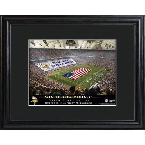 Personalized NFL Stadium Sign w/Matted Frame - Vikings