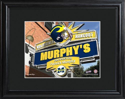 Personalized College Hangout Sign w/Matted Frame