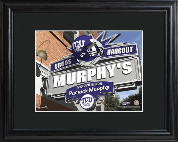 Personalized College Hangout Sign w/Matted Frame