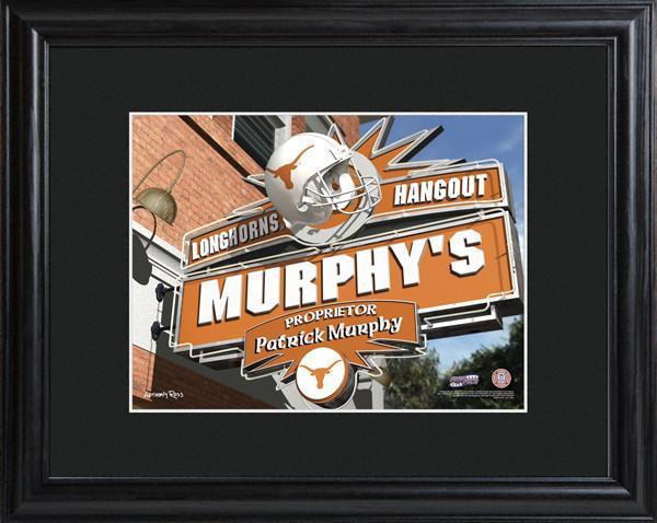 Personalized College Hangout Sign w/Matted Frame