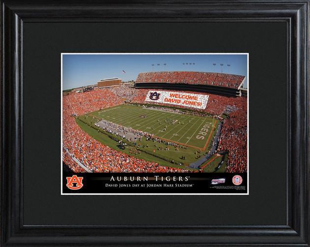 Personalized College Stadium Sign w/Matted Frame