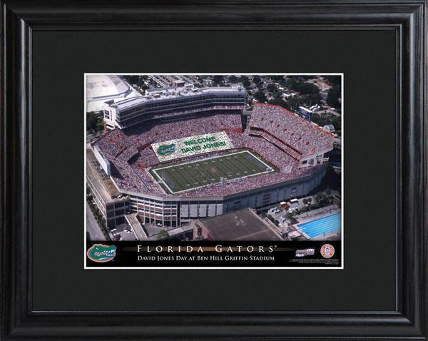 Personalized College Stadium Sign w/Matted Frame