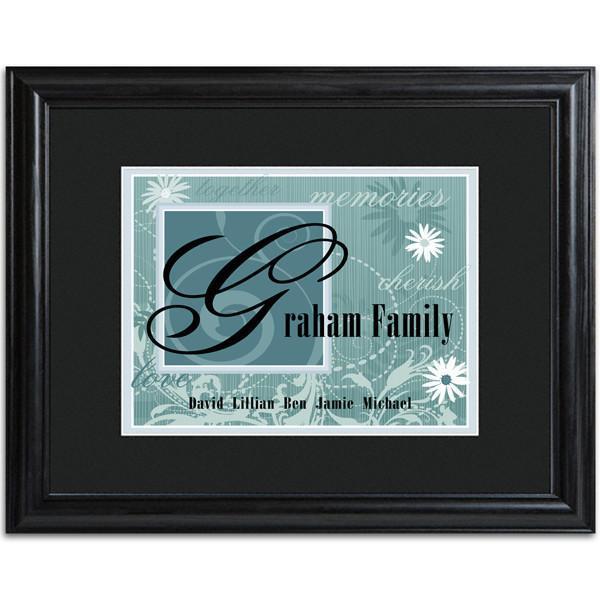 Personalized Slate Family Name Frame