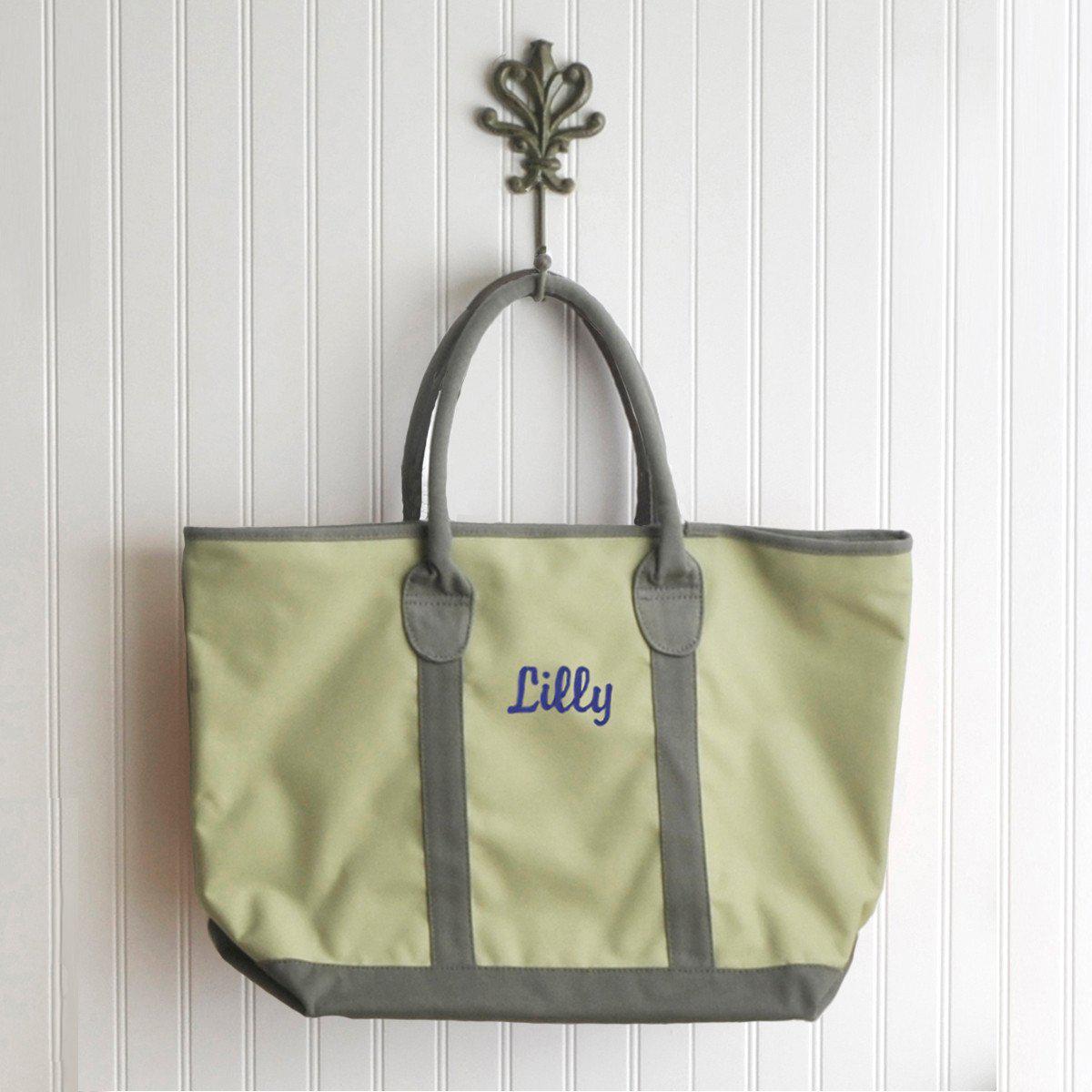 Personalized Countryside Heavy Canvas Tote Bag