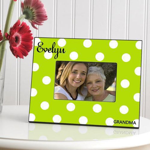 Buy Personalized Polka Dot Picture Frames - All