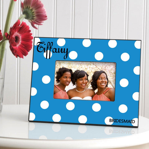 Buy Personalized Polka Dot Picture Frames - All