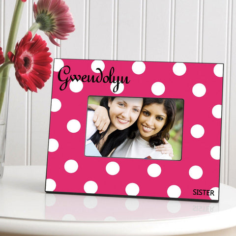 Buy Personalized Polka Dot Picture Frames - All