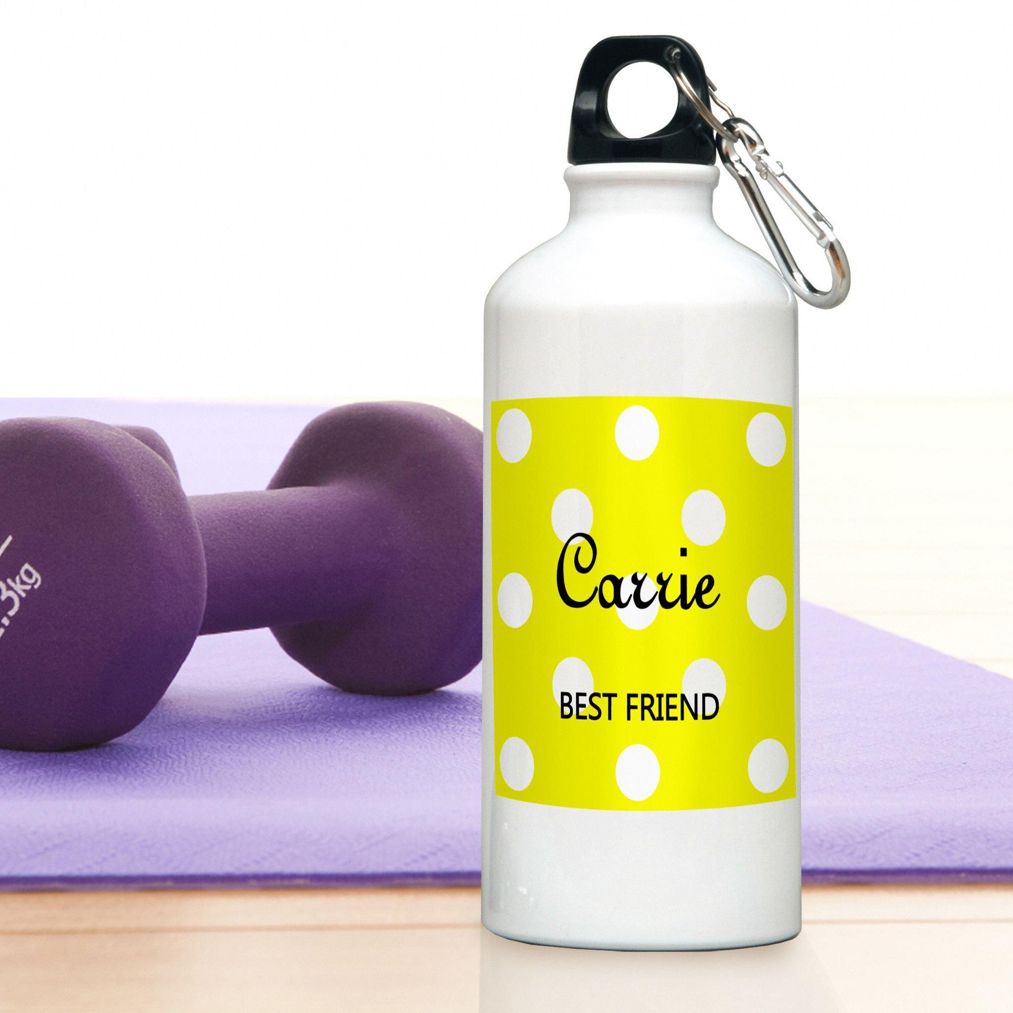 Personalized Water Bottle - Polka Dot