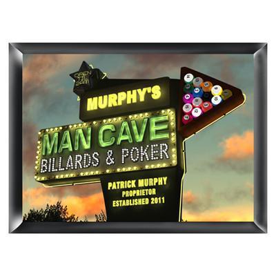 Personalized Marquee Traditional Sign - Mancave