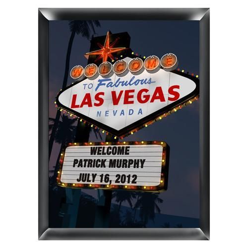 Personalized Marquee Traditional Sign - Vegas Night