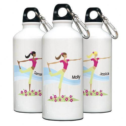 Personalized Go-Girl Water Bottle - Golfer, Runner, Shopper, Yoga