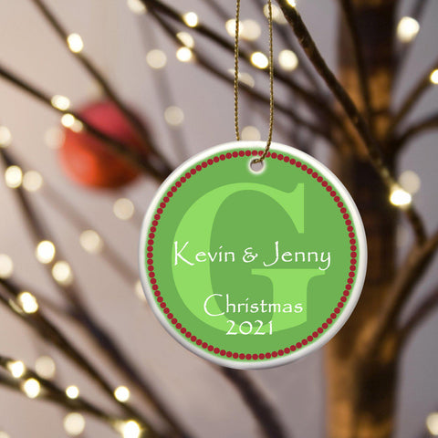 Buy Personalized Ceramic Classic Christmas Ornaments