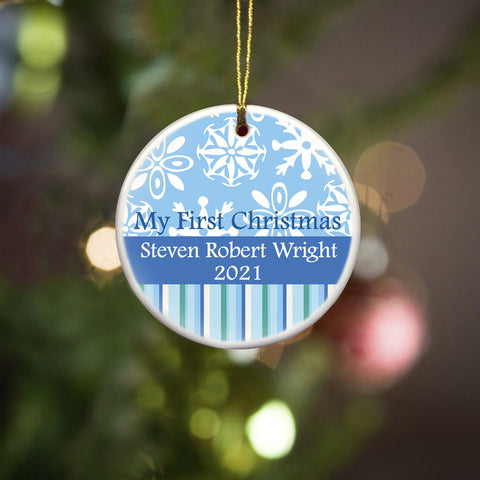 Buy Personalized Baby's First Christmas Ornaments