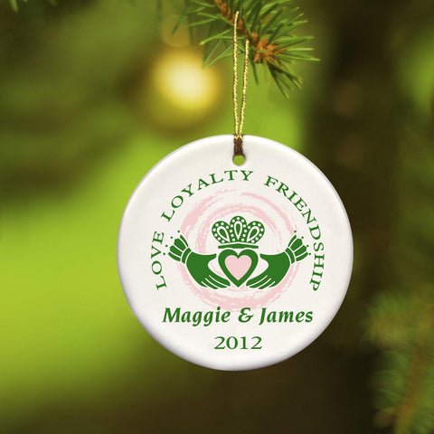 Buy Personalized Irish Ceramic Ornaments