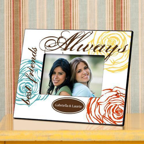 Buy Personalized  Forever Friends Colorful Bouquet Picture Frame