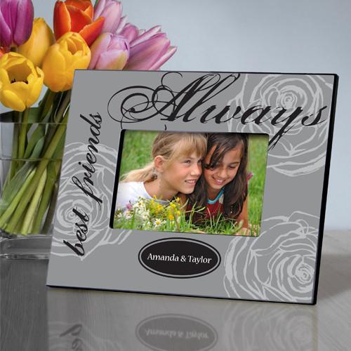 Personalized Picture Frame - Forever Friends Classic Gray