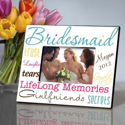 Personalized Picture Frame - Bridesmaid
