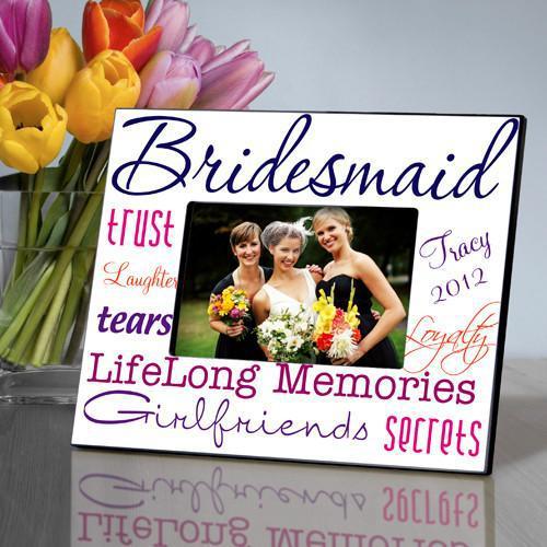 Personalized Picture Frame - Bridesmaid