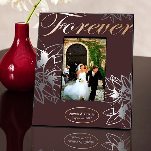 Personalized Couple&#039;s Frame - Forever Silver/Gold