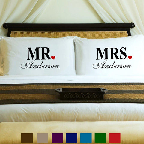 Buy Personalized Couples Pillow Cases- 9 Designs