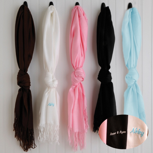 personalized scarf