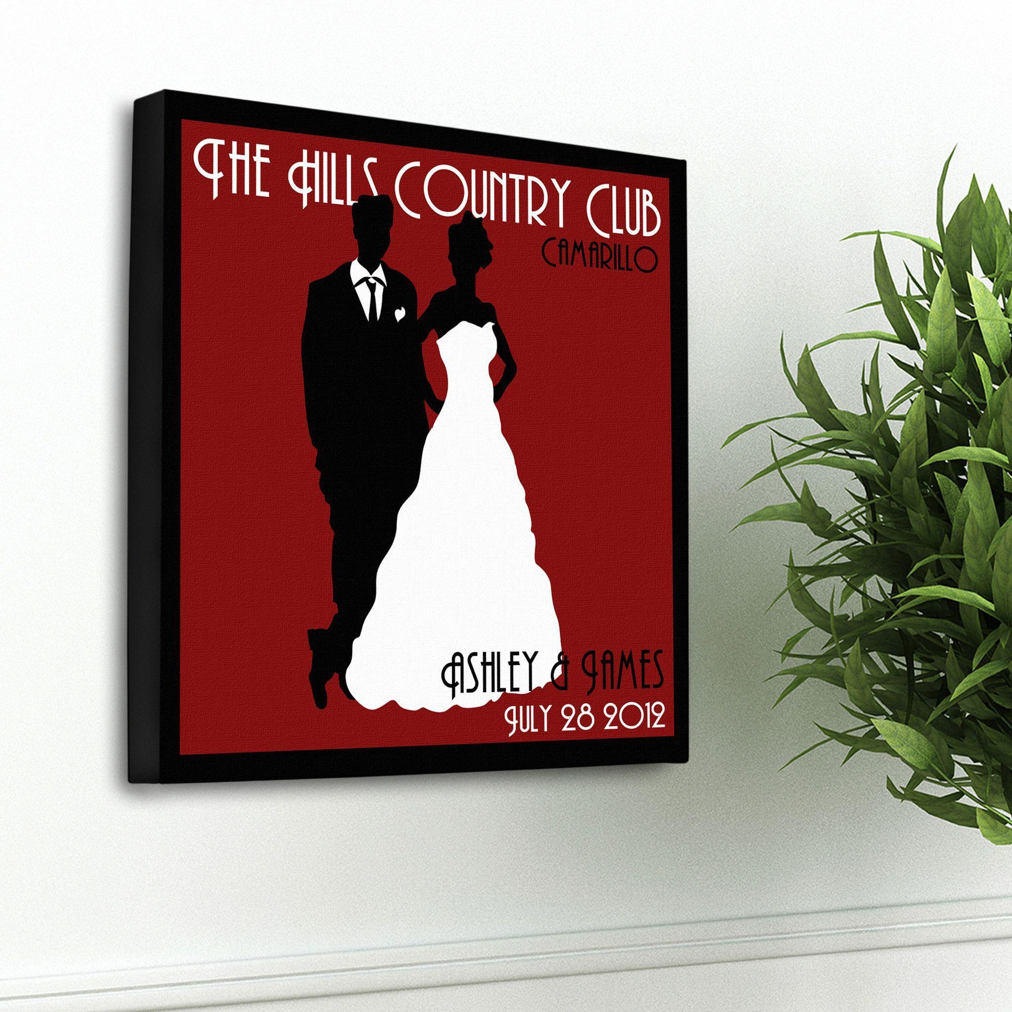 Personalized Couples Studio Canvas Sign