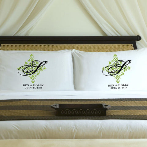 Buy Personalized Perfect Panache Couples Pillowcases