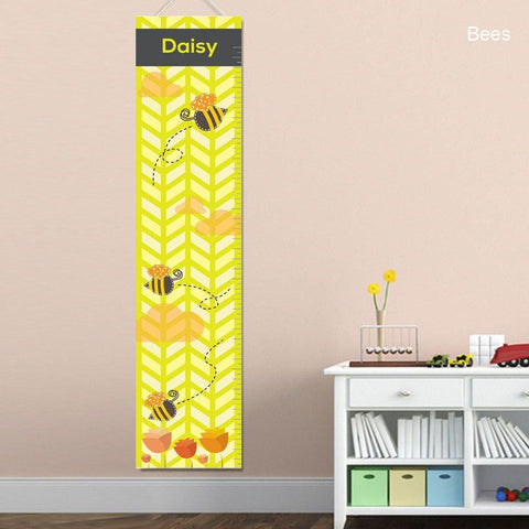 Buy Personalized Growth Charts For Kids - Animal Collection