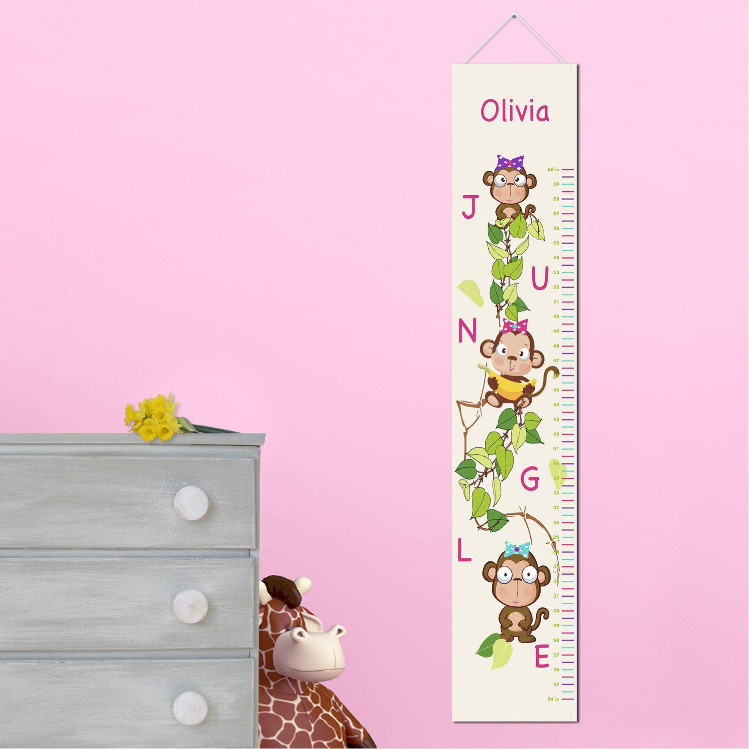 Personalized Height Charts for Girls - Personalized Girls Growth Chart